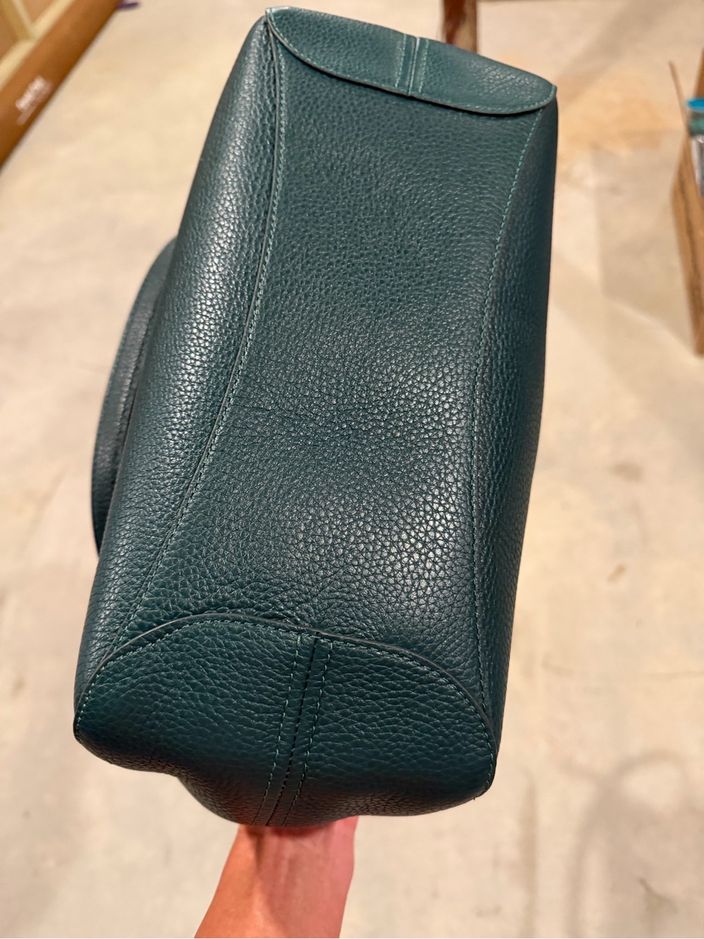 NWT Kate Spade Deep Jade Leila Leather Shoulder Bag purse - Picture 10 of 10